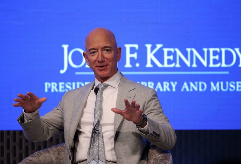 Jeff Bezos - CEO Amazon. Richest businessman in 2019