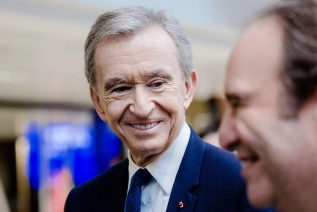 Bernard Arnault - CEO Louis Vuitton Moet Hennessey. 