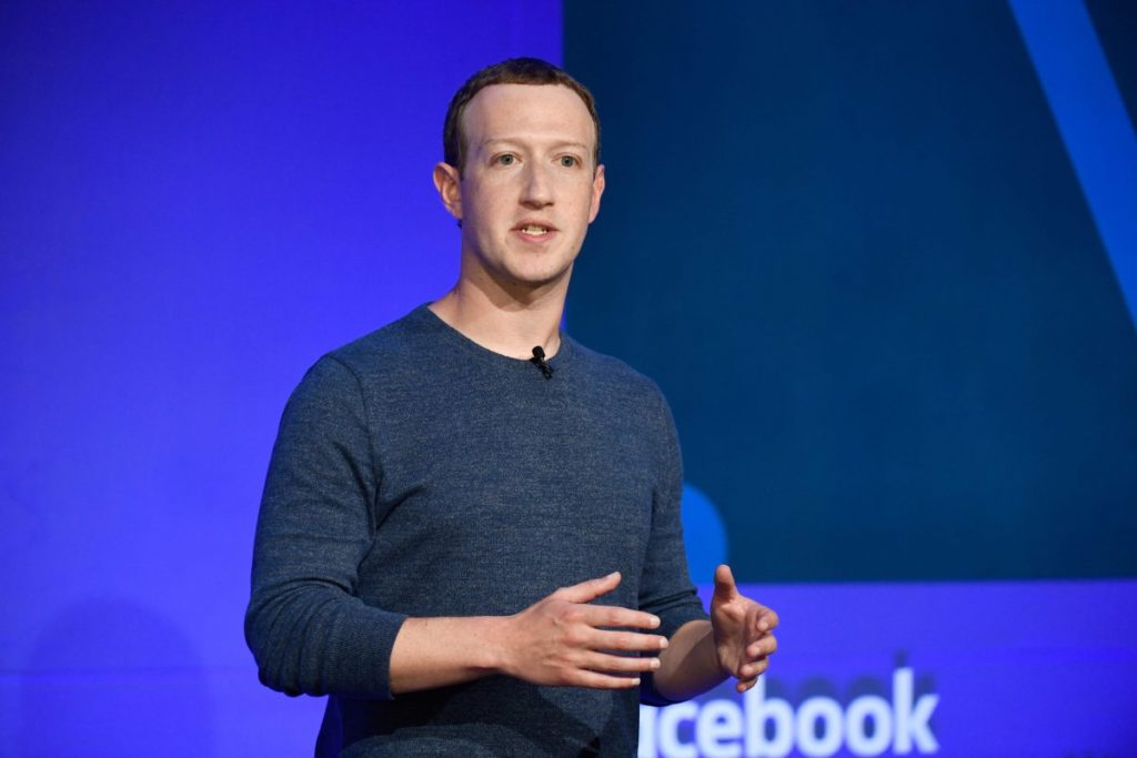 Mark Zuckerberg CEO/Chairman/Co-founder Facebook. 5th richest businessman in 2019